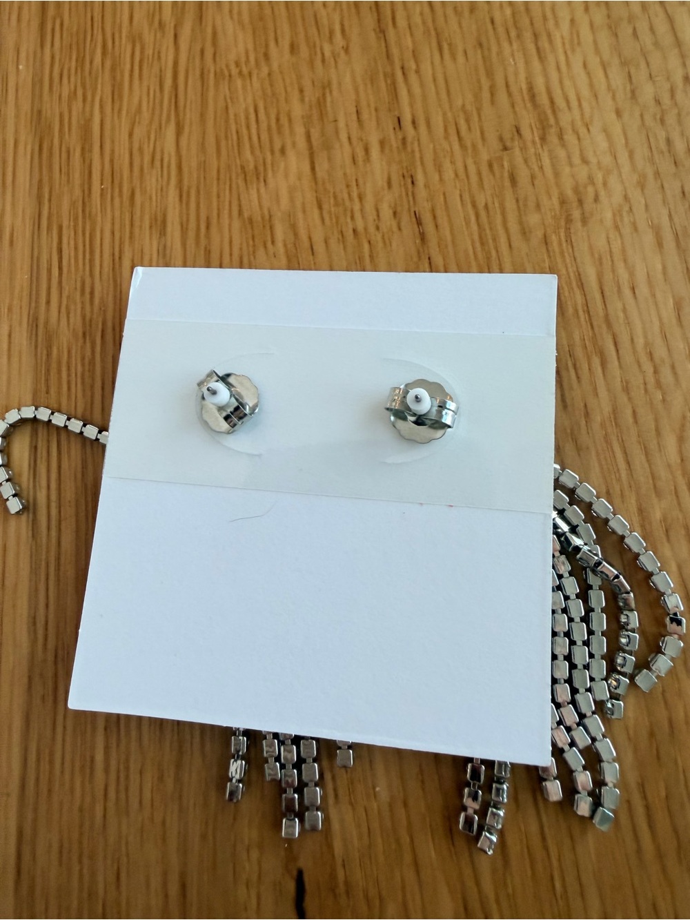 Clare V Layered Stone Statement Earrings - Clear Original: $95 - Picture 8 of 11